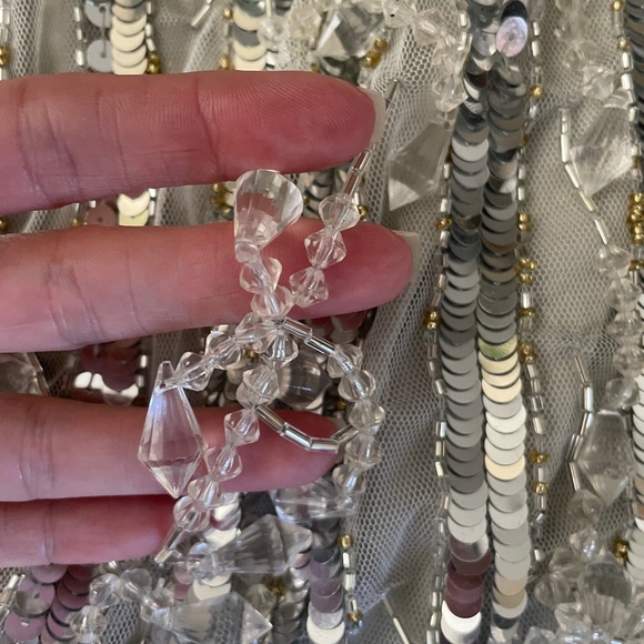 ASOS Edition crystal fringe cami midi dress - Picture 4 of 7